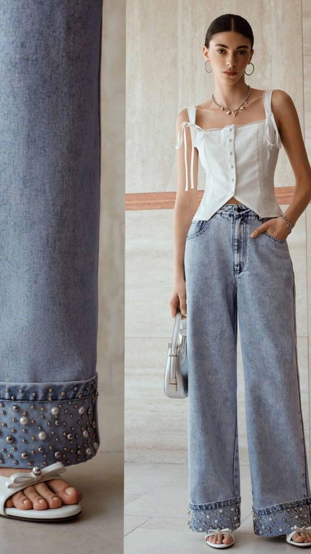Women Jeans Repurposing Service - Tailoes latest design product image