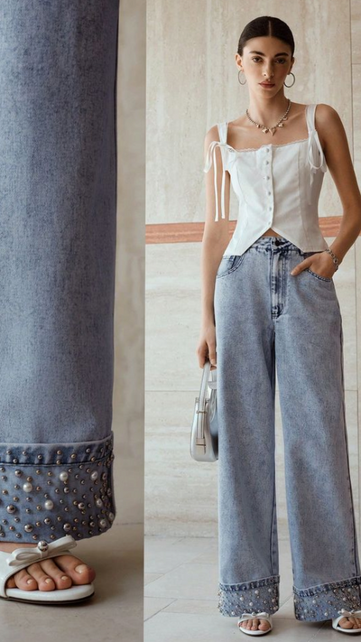Women Jeans Repurposing Service - Tailoes latest design product image