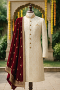 Groom Wedding Sherwani Set - Premium Ensemble