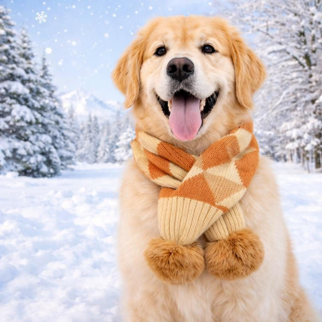 Pet Scarf - Cosy Knit Winter Scarves for Dogs & Cats
