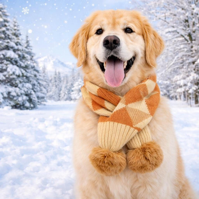 Pet Scarf - Cosy Knit Winter Scarves for Dogs & Cats
