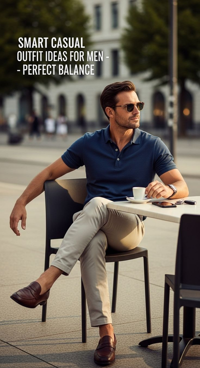 Men's Smart Casual Outfit - Complete Ensemble
